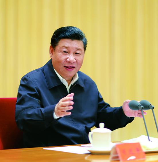 2018年7月3日至4日，全國組織工作會議在北京召開。中共中央總書記、國家主席、中央軍委主席習近平出席會議并發(fā)表重要講話。 新華社記者 鞠鵬/攝